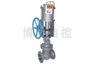 氣動帶手動閘閥,溫州博科氣動閥門制造