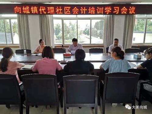 規范財務核算，提升履職能力——向城鎮組織召開社區代理會計業務培訓會